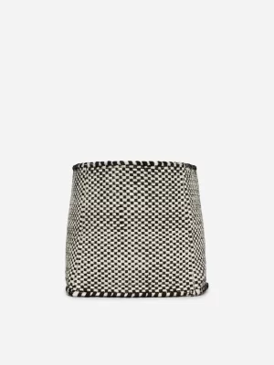 Température De Conservation-ARKET Panier de rangement en jute 25 cm Noir/blanc cassé