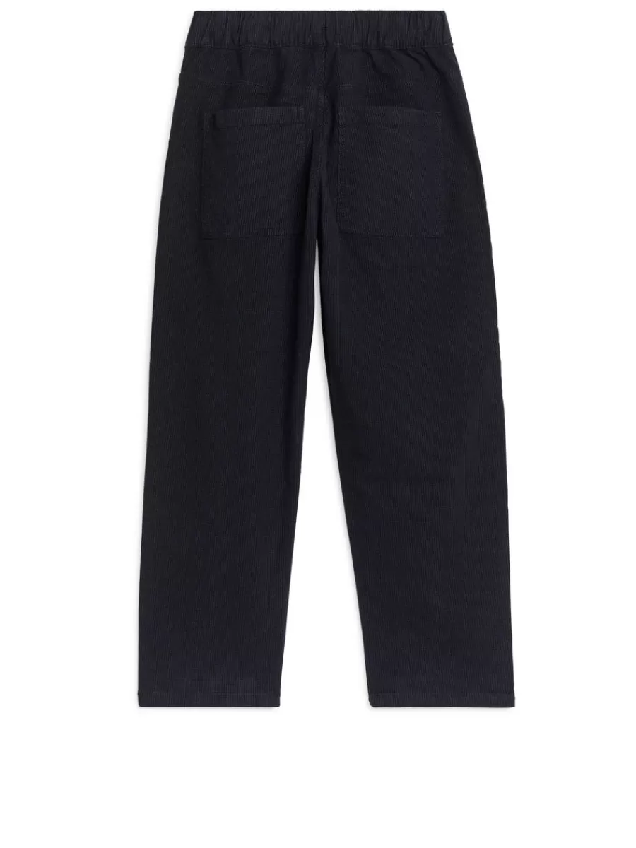 Pantalons | Pantalons-ARKET Pantalon à rayures hickory Bleu foncé/Rayures bleues