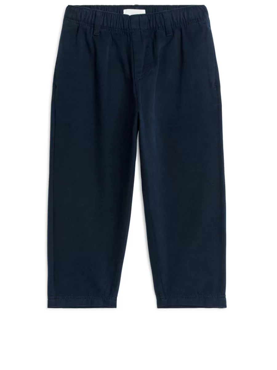 Pantalons | Pantalons-ARKET Pantalon chino fuselé Bleu foncé