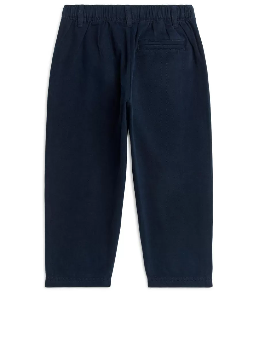 Pantalons | Pantalons-ARKET Pantalon chino fuselé Bleu foncé