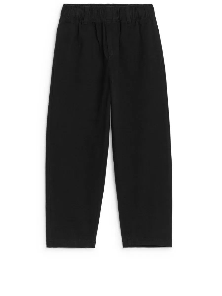 Pantalons | Pantalons-ARKET Pantalon chino fuselé Noir