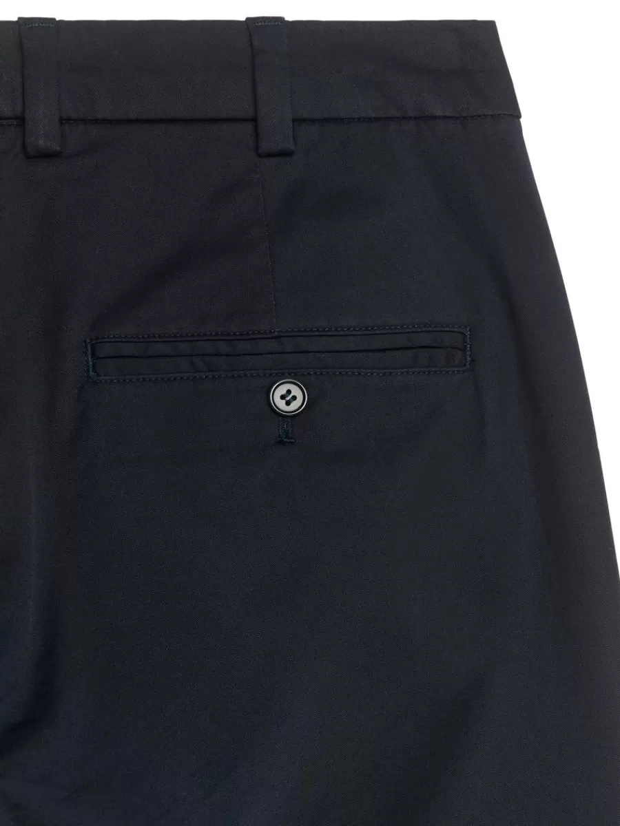 Pantalons-ARKET Pantalon chino slim en stretch Bleu foncé