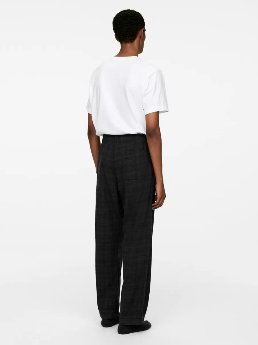 Tenues Décontractées-ARKET Pantalon de pyjama en flanelle gris