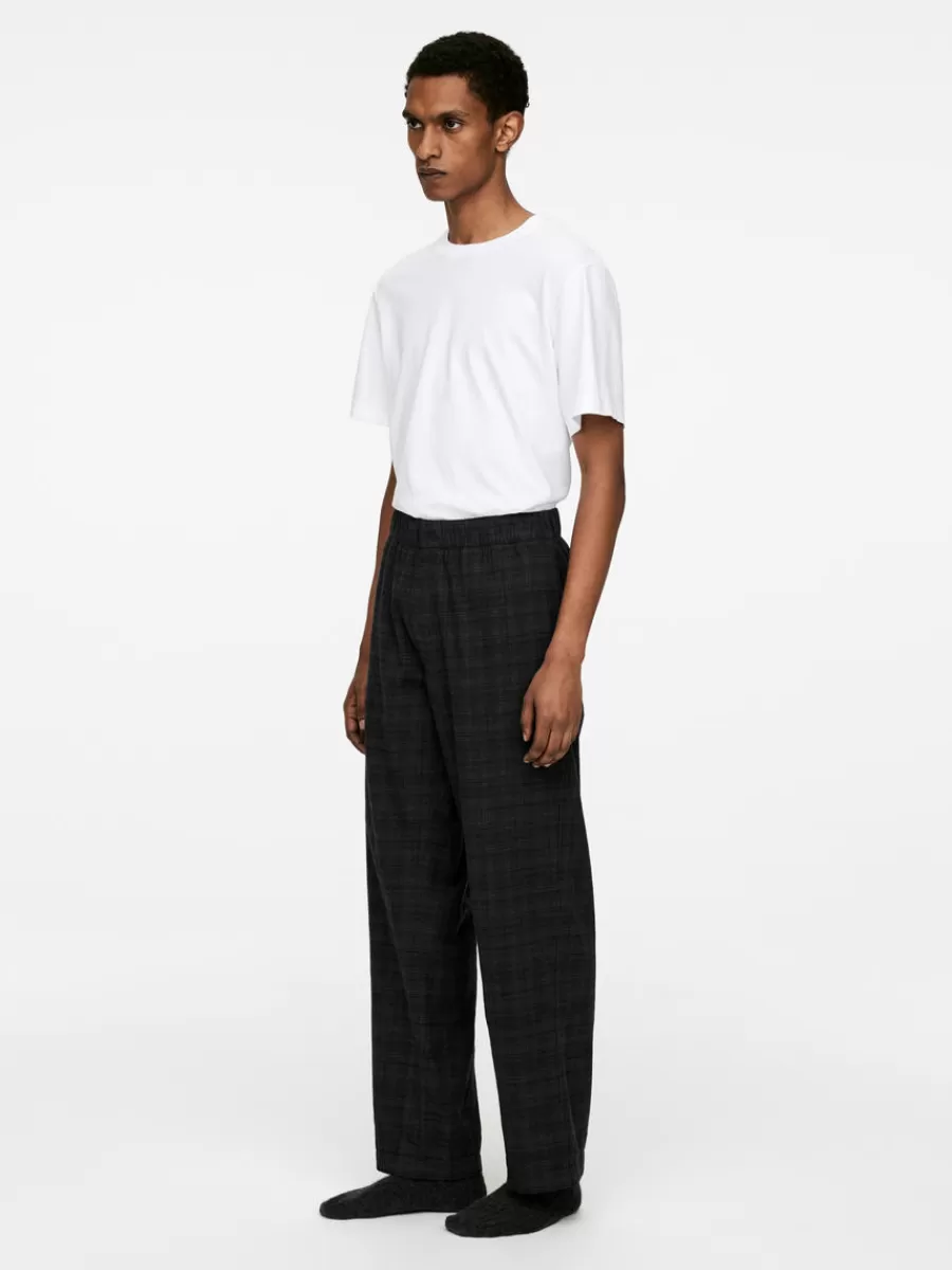 Tenues Décontractées-ARKET Pantalon de pyjama en flanelle gris
