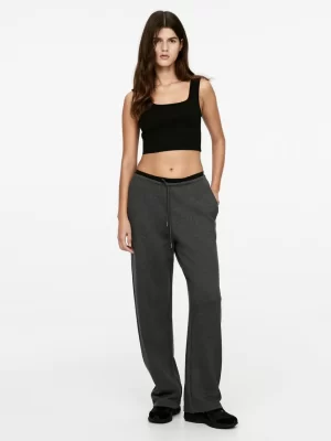 Vêtements De Sport-ARKET Pantalon de survêtement à jambes larges Gris foncé