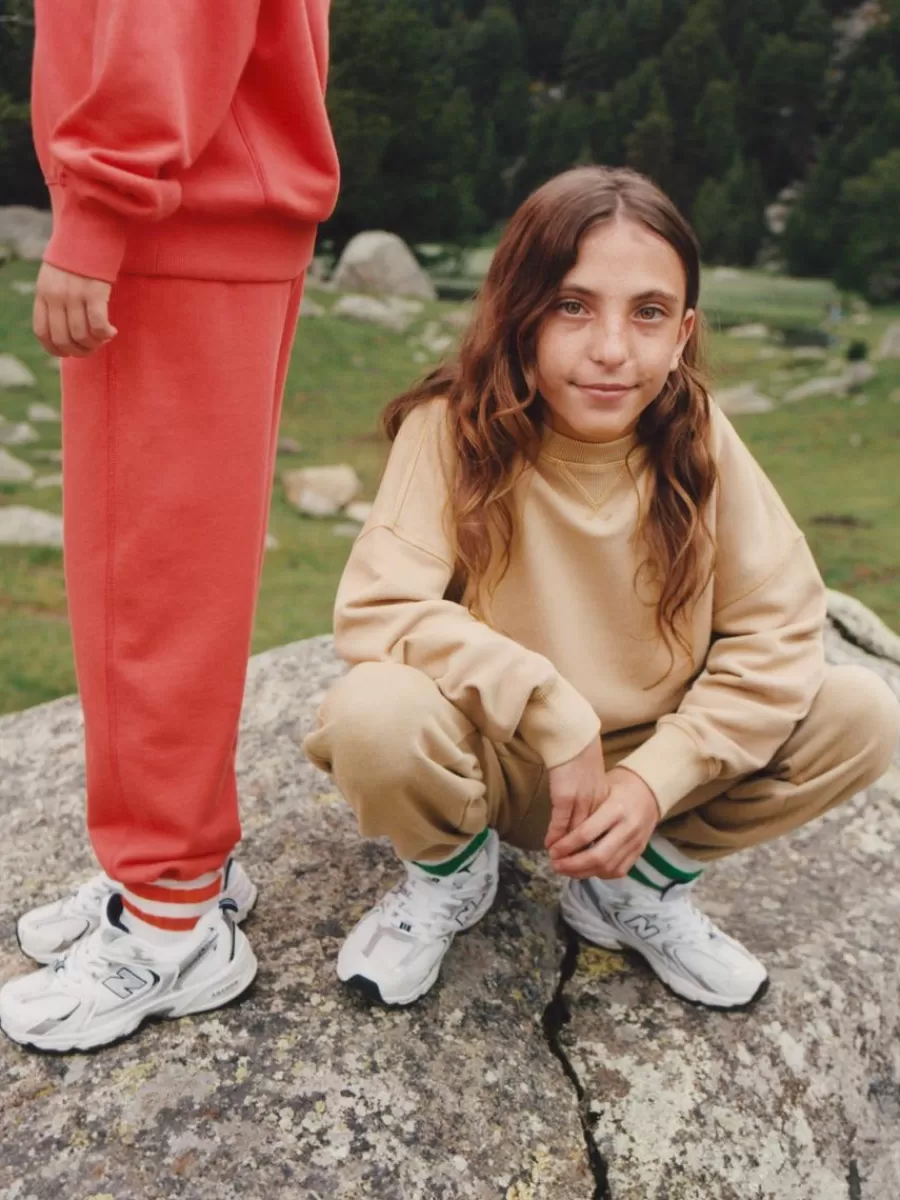 Pantalons | Pantalons-ARKET Pantalon de survêtement décontracté Beige