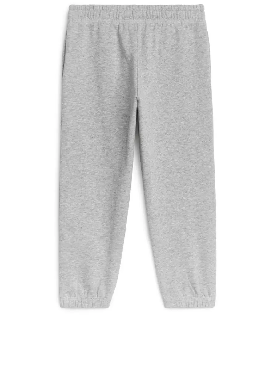Pantalons | Pantalons-ARKET Pantalon de survêtement en tissu éponge Gris chiné