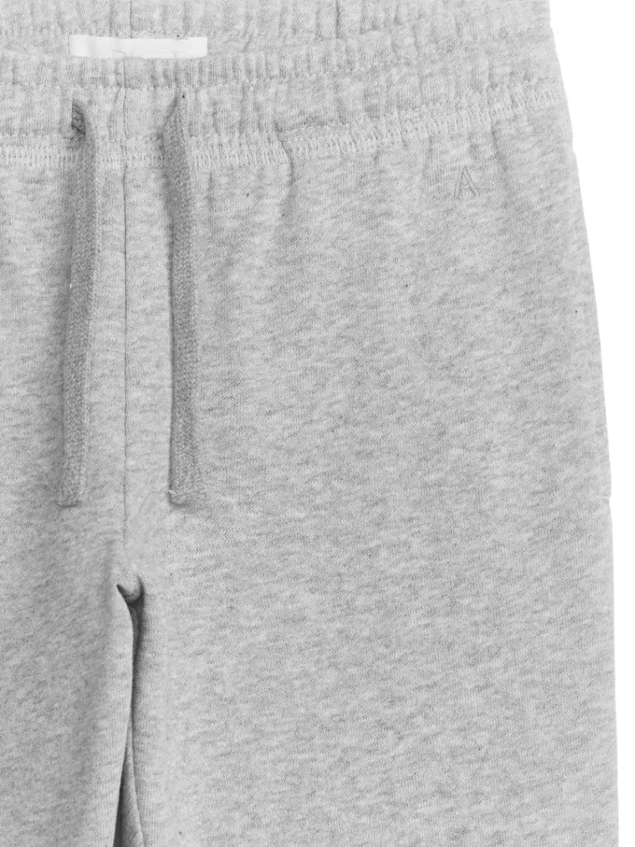 Pantalons | Pantalons-ARKET Pantalon de survêtement en tissu éponge Gris chiné