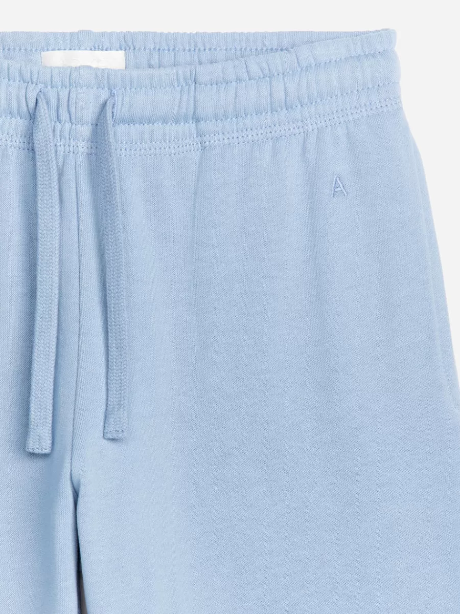 Pantalons | Pantalons-ARKET Pantalon de survêtement en tissu éponge Bleu poudré