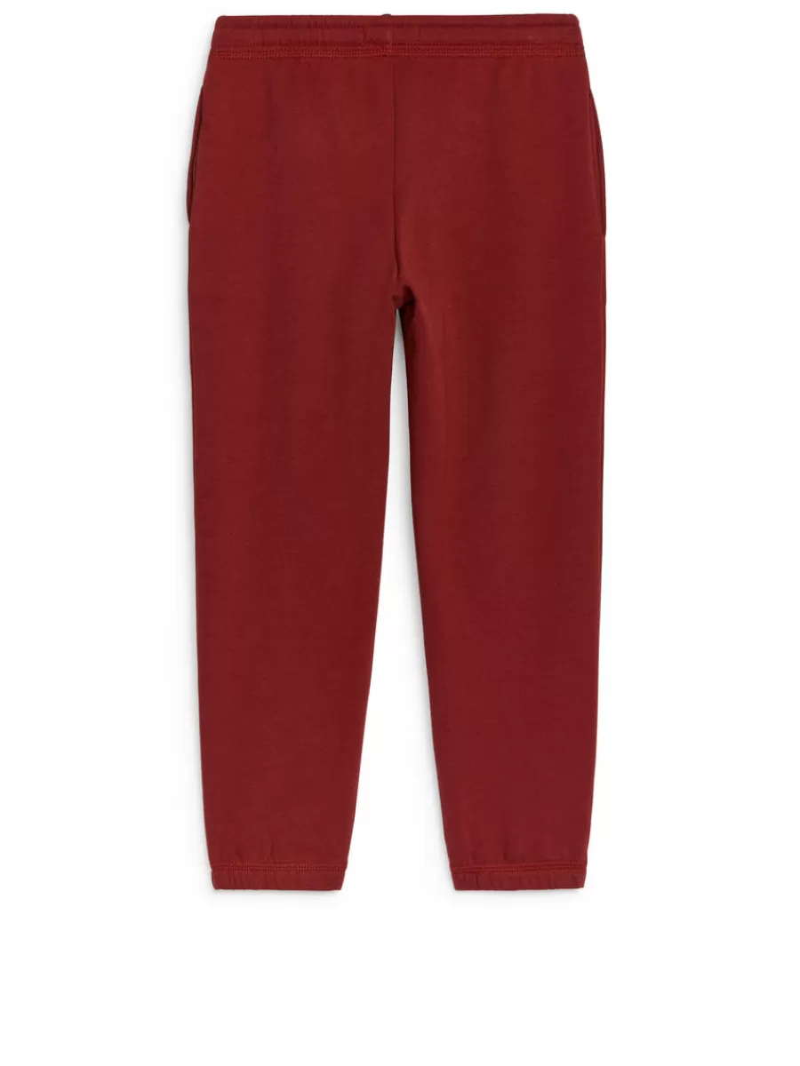 Pantalons | Pantalons-ARKET Pantalon de survêtement en tissu éponge Bordeaux