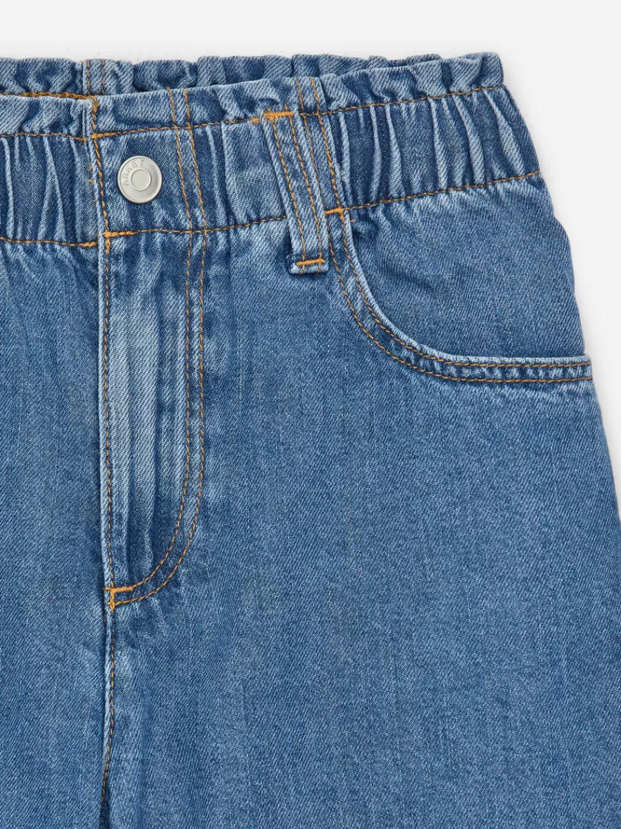 Pantalons Et Shorts | Pantalons-ARKET Pantalon en denim de style paper bag Bleu