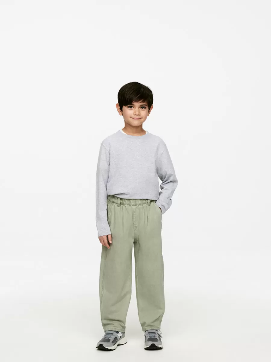 Pantalons | Pantalons-ARKET Pantalon en denim délavé Vert