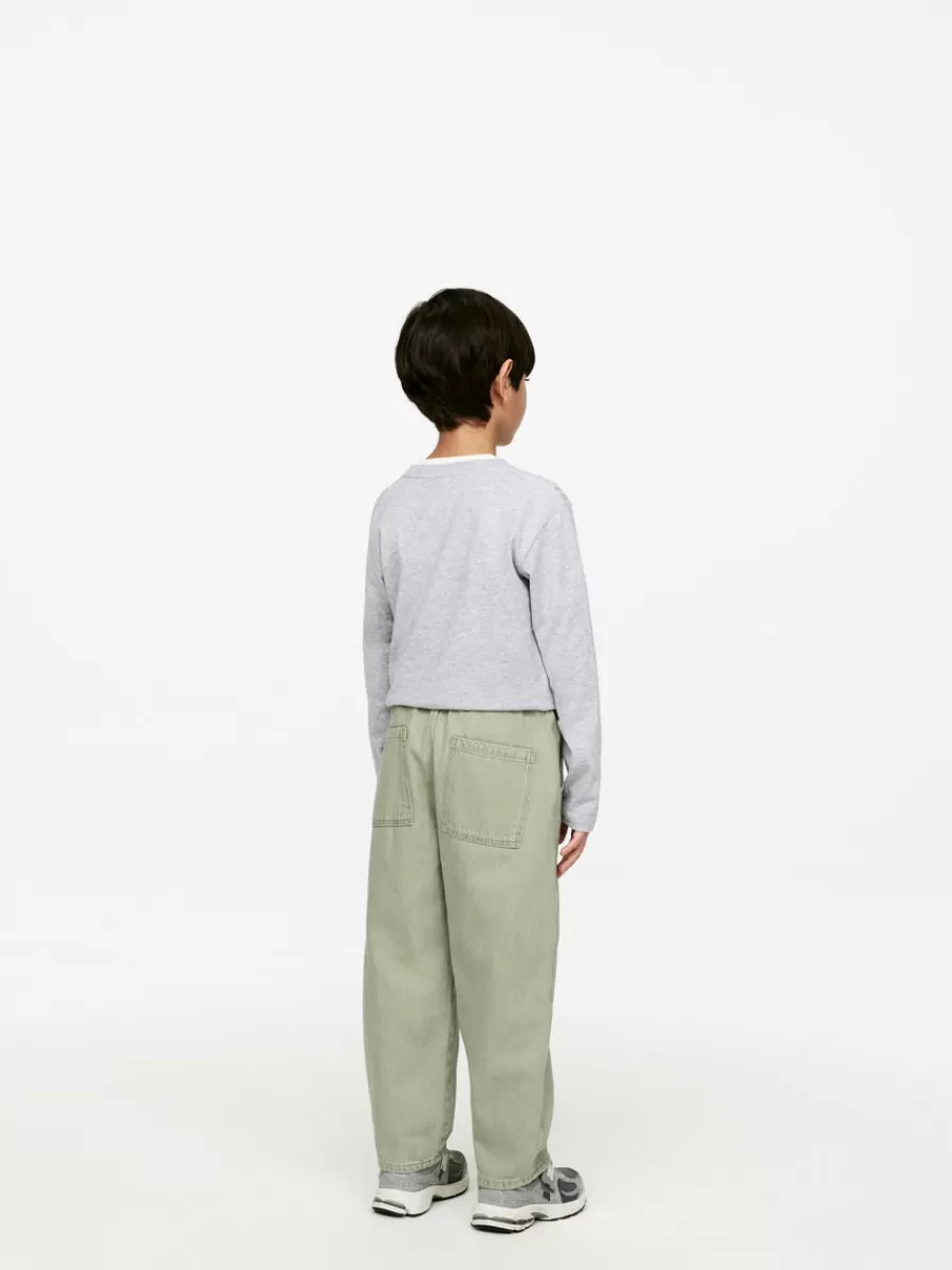 Pantalons | Pantalons-ARKET Pantalon en denim délavé Vert