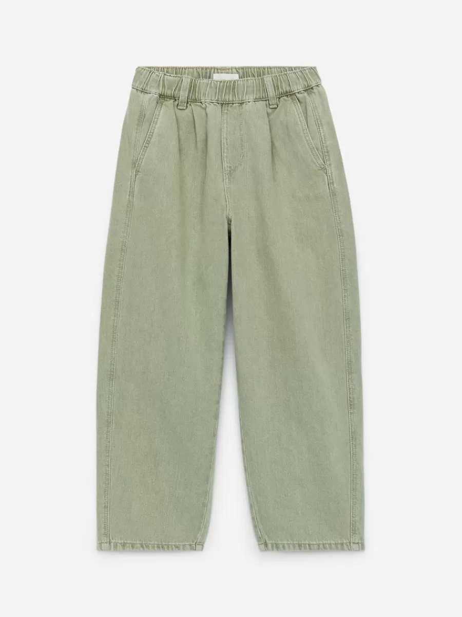 Pantalons | Pantalons-ARKET Pantalon en denim délavé Vert