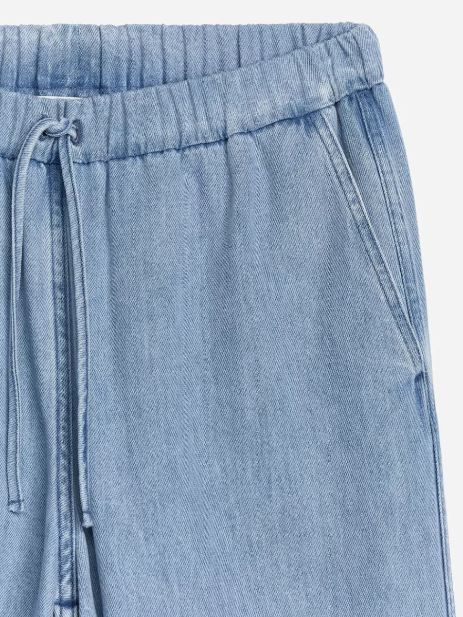 Tenues Décontractées | Jeans-ARKET Pantalon en jean avec cordon de serrage Bleu