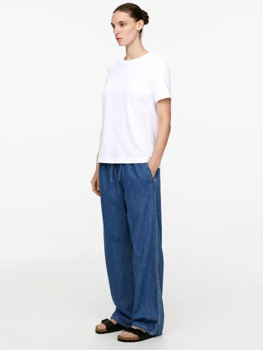 Tenues Décontractées | Jeans-ARKET Pantalon en jean avec cordon de serrage Bleu délavé