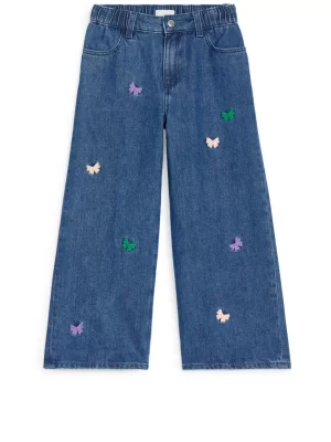 Jeans | Pantalons Et Shorts-ARKET Pantalon en jean brodé Bleu
