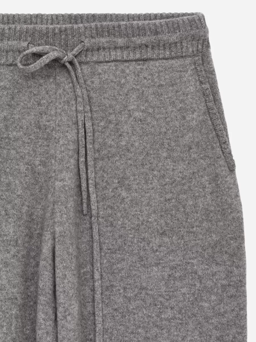 Vêtements De Sport-ARKET Pantalon en laine et cachemire gris