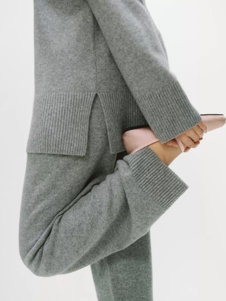 Vêtements De Sport-ARKET Pantalon en laine et cachemire gris