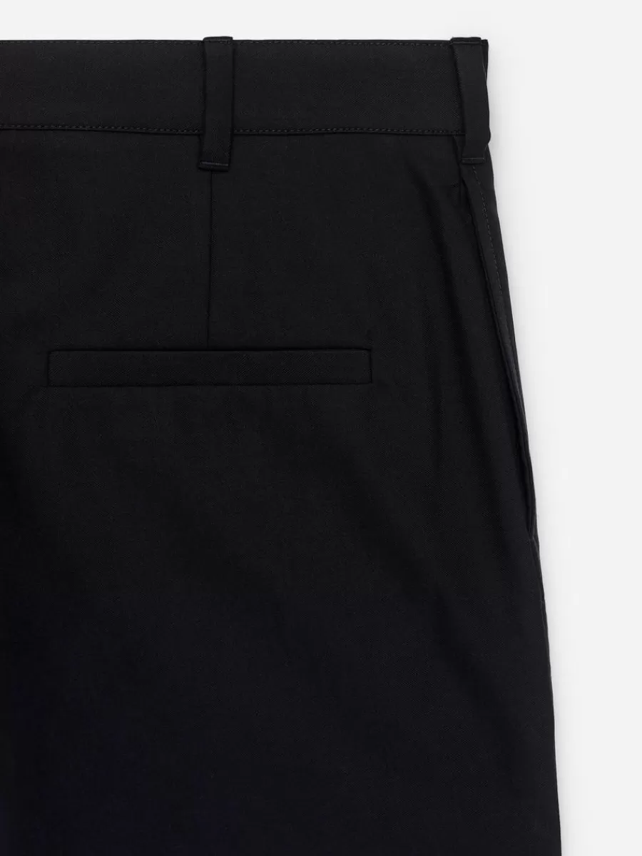 Pantalons-ARKET Pantalon en laine et coton Bleu foncé