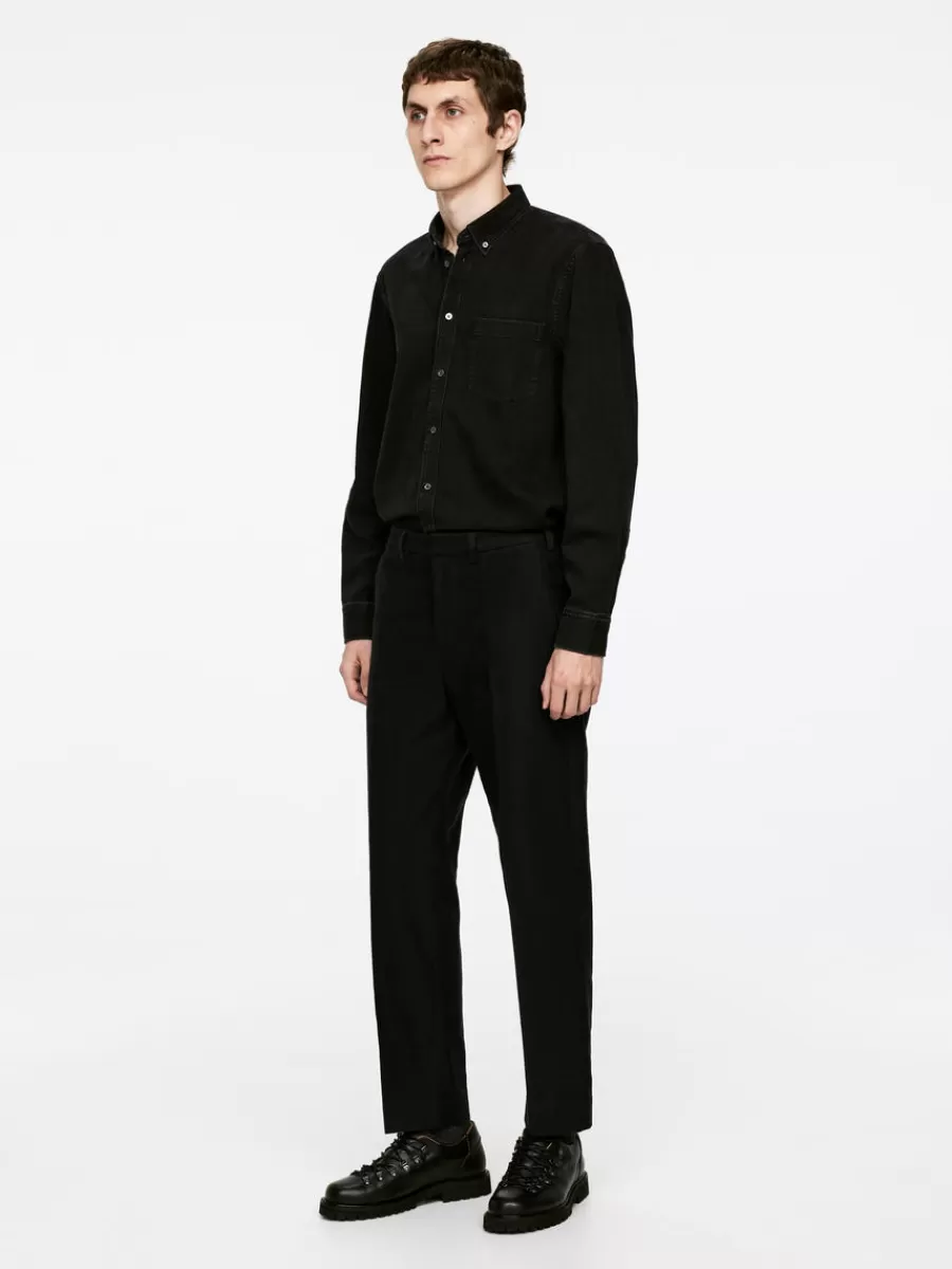Costumes | Pantalons-ARKET Pantalon en moleskine Noir