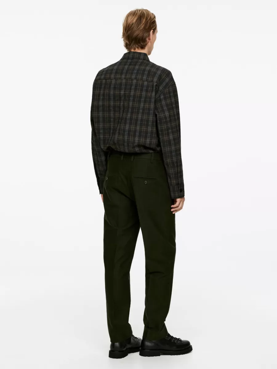 Pantalons-ARKET Pantalon en moleskine Vert foncé