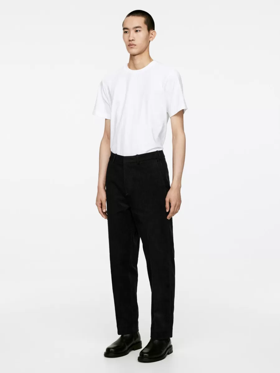 Costumes | Pantalons-ARKET Pantalon en velours côtelé Noir
