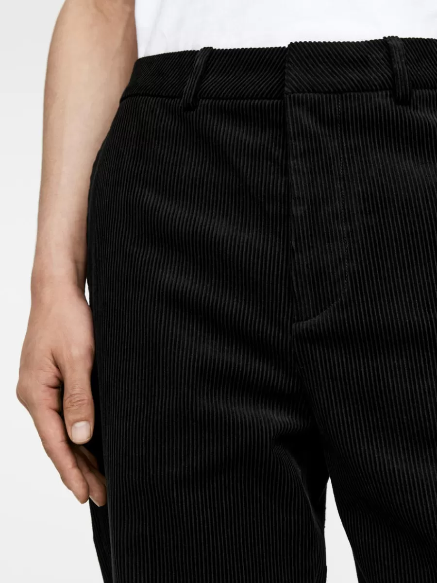 Costumes | Pantalons-ARKET Pantalon en velours côtelé Noir