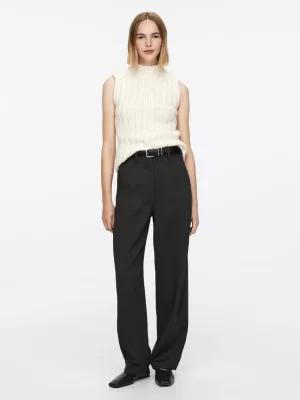 Pantalons-ARKET Pantalon habillé décontracté Gris foncé