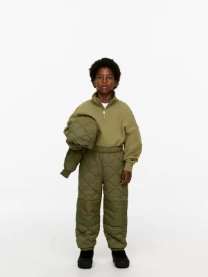 Pantalons | Manteaux Et Vestes-ARKET Pantalon matelassé Vert kaki