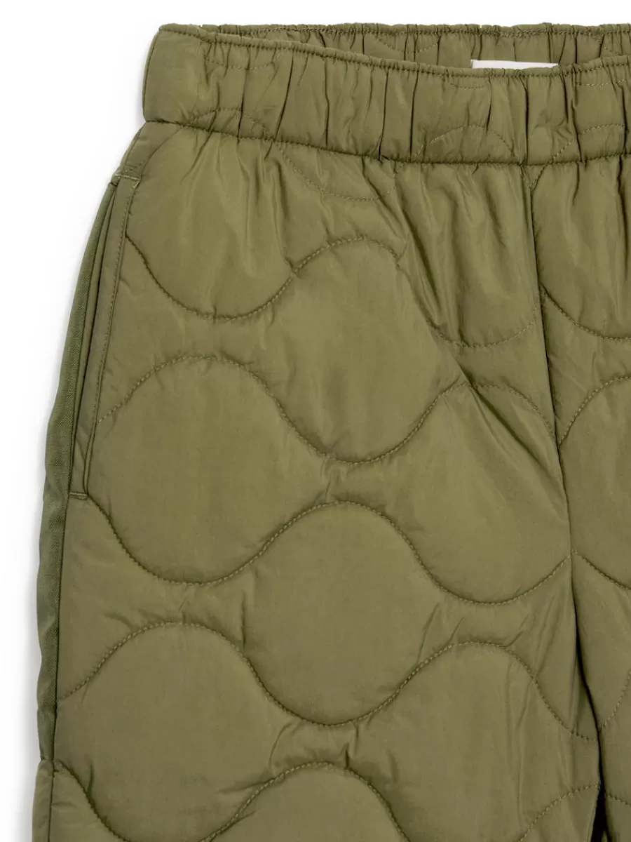 Pantalons | Manteaux Et Vestes-ARKET Pantalon matelassé Vert kaki