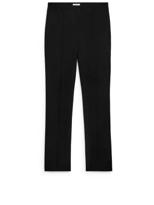 Pantalons-ARKET Pantalon slim en stretch Noir
