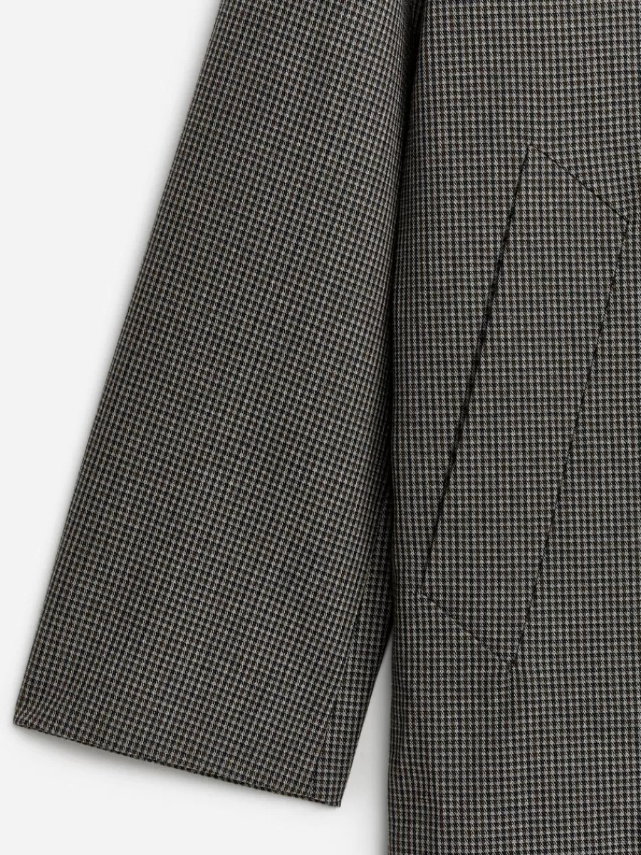 Manteaux Et Vestes-ARKET Pardessus à carreaux Gris/Noir