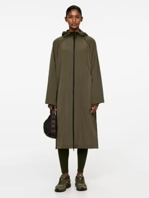 Vêtements De Sport | Manteaux Et Vestes-ARKET Parka à capuche en nylon Vert kaki