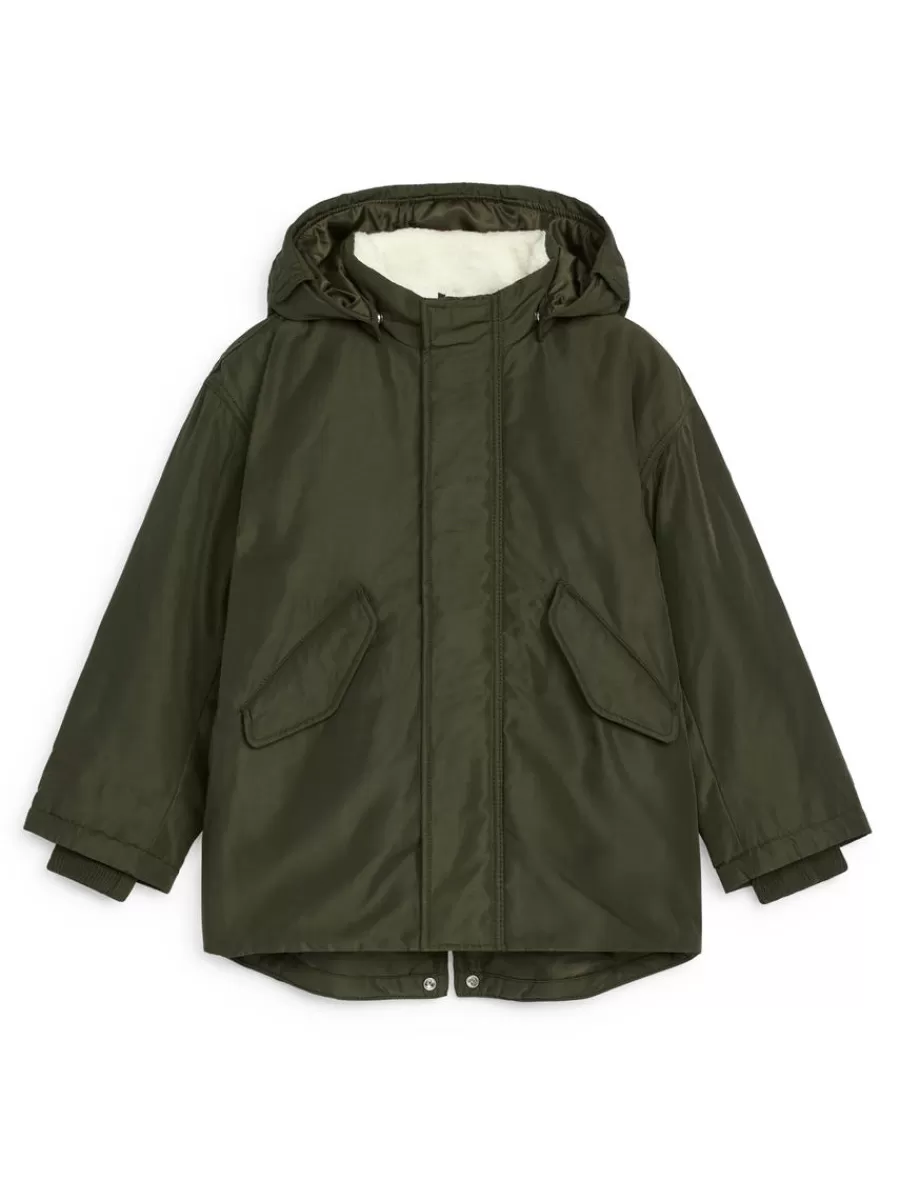 Manteaux Et Vestes | Manteaux Et Vestes-ARKET Parka matelassée Vert kaki