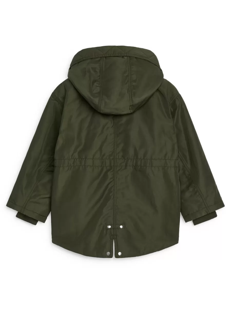 Manteaux Et Vestes | Manteaux Et Vestes-ARKET Parka matelassée Vert kaki