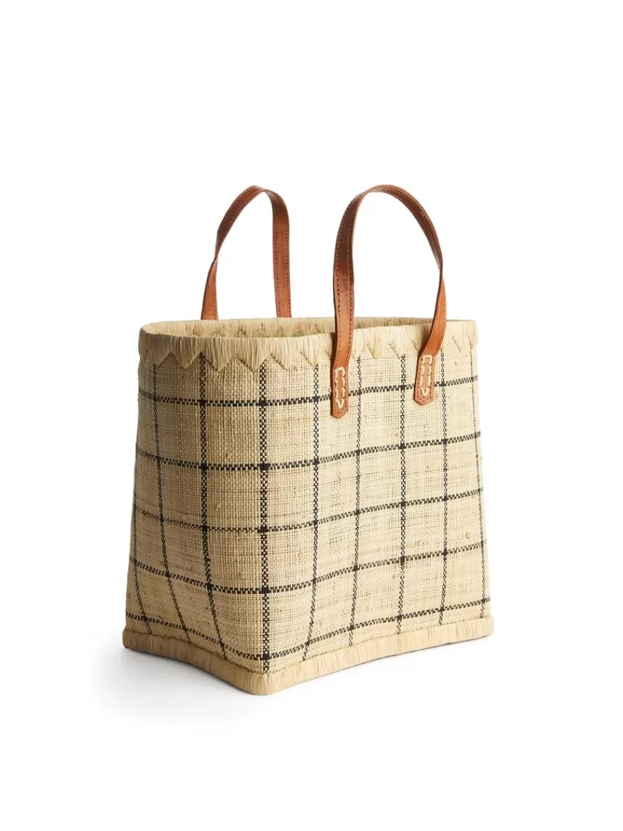 Maillots De Bain-ARKET Petit panier en raphia A World of Craft Beige / Noir