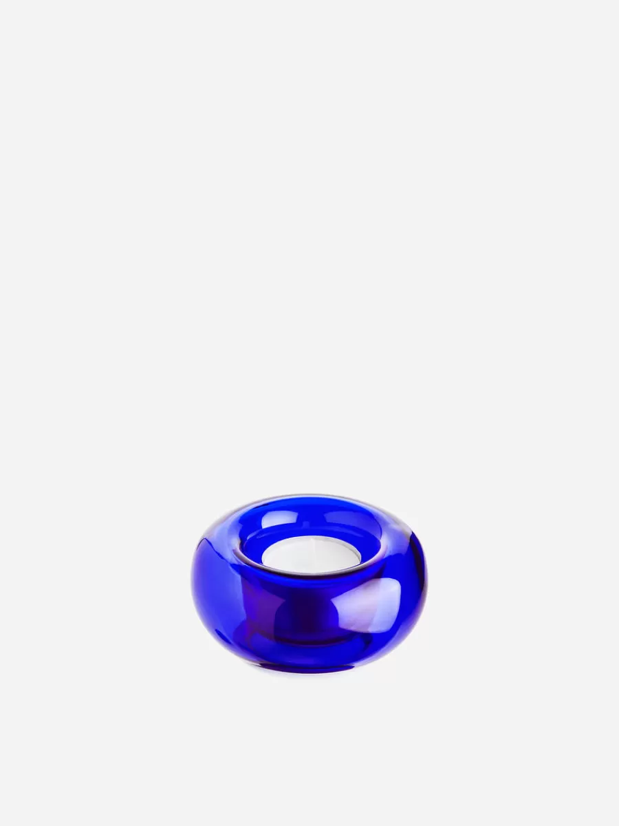 Bougeoirs-ARKET Photophore en verre Bleu
