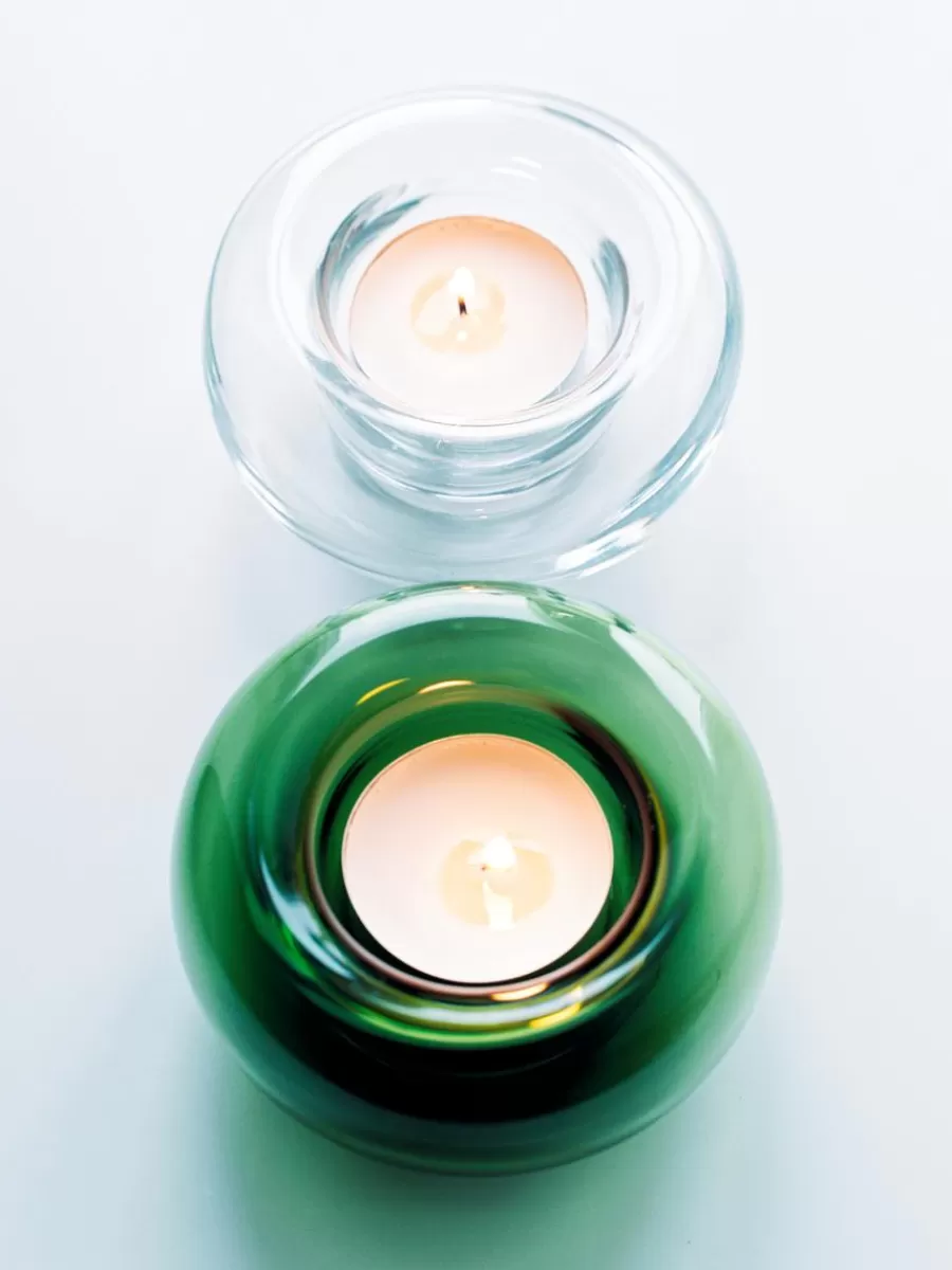 Bougeoirs-ARKET Photophore en verre Transparent