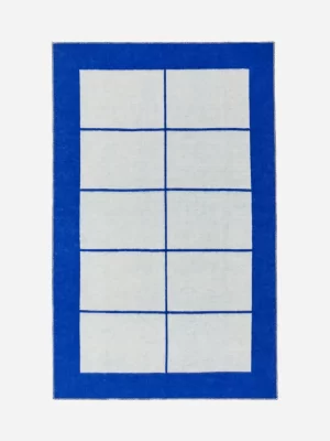 Tous Les Textiles | Plaids-ARKET Plaid en laine Klippan Bleu/Écru