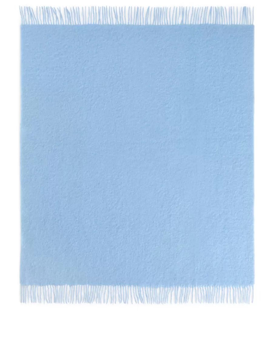 Tous Les Textiles | Plaids-ARKET Plaid en mohair Stackelbergs Bleu