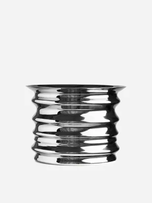 Pots-ARKET Pot de fleurs en métal 11 cm Argent