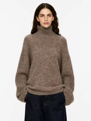 Mailles Et Cardigans-ARKET Pull à col roulé Taupe chiné
