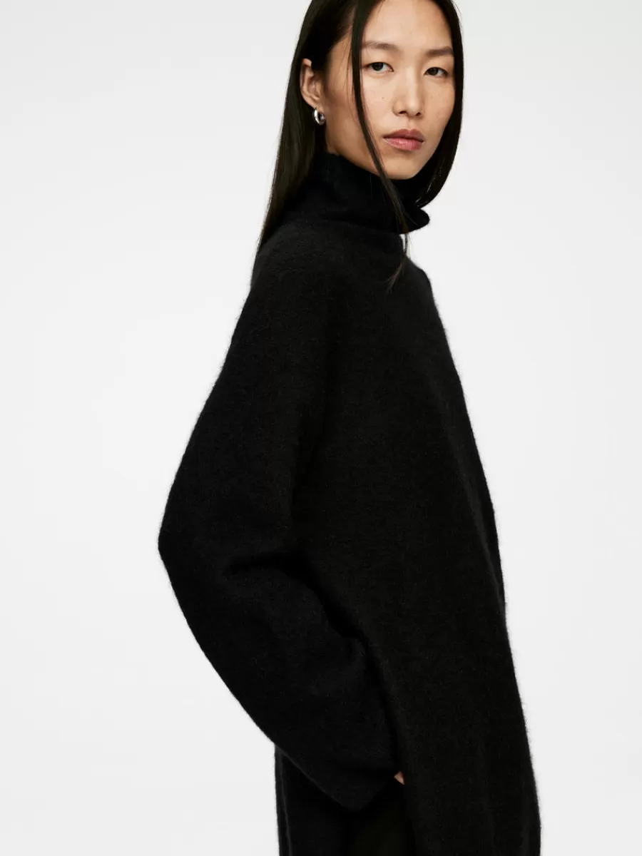 Mailles Et Cardigans-ARKET Pull col cheminée en mélange de laine et d'alpaga Noir