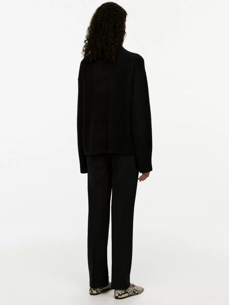 Mailles Et Cardigans-ARKET Pull col roulé en laine et cachemire Noir