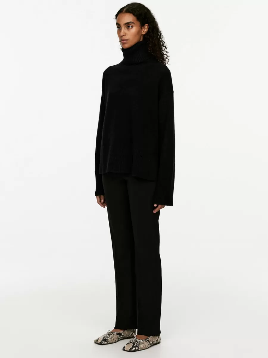 Mailles Et Cardigans-ARKET Pull col roulé en laine et cachemire Noir