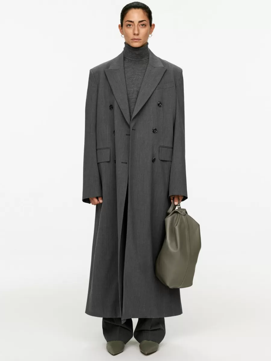 Mailles Et Cardigans-ARKET Pull col roulé en laine mérinos Gris foncé