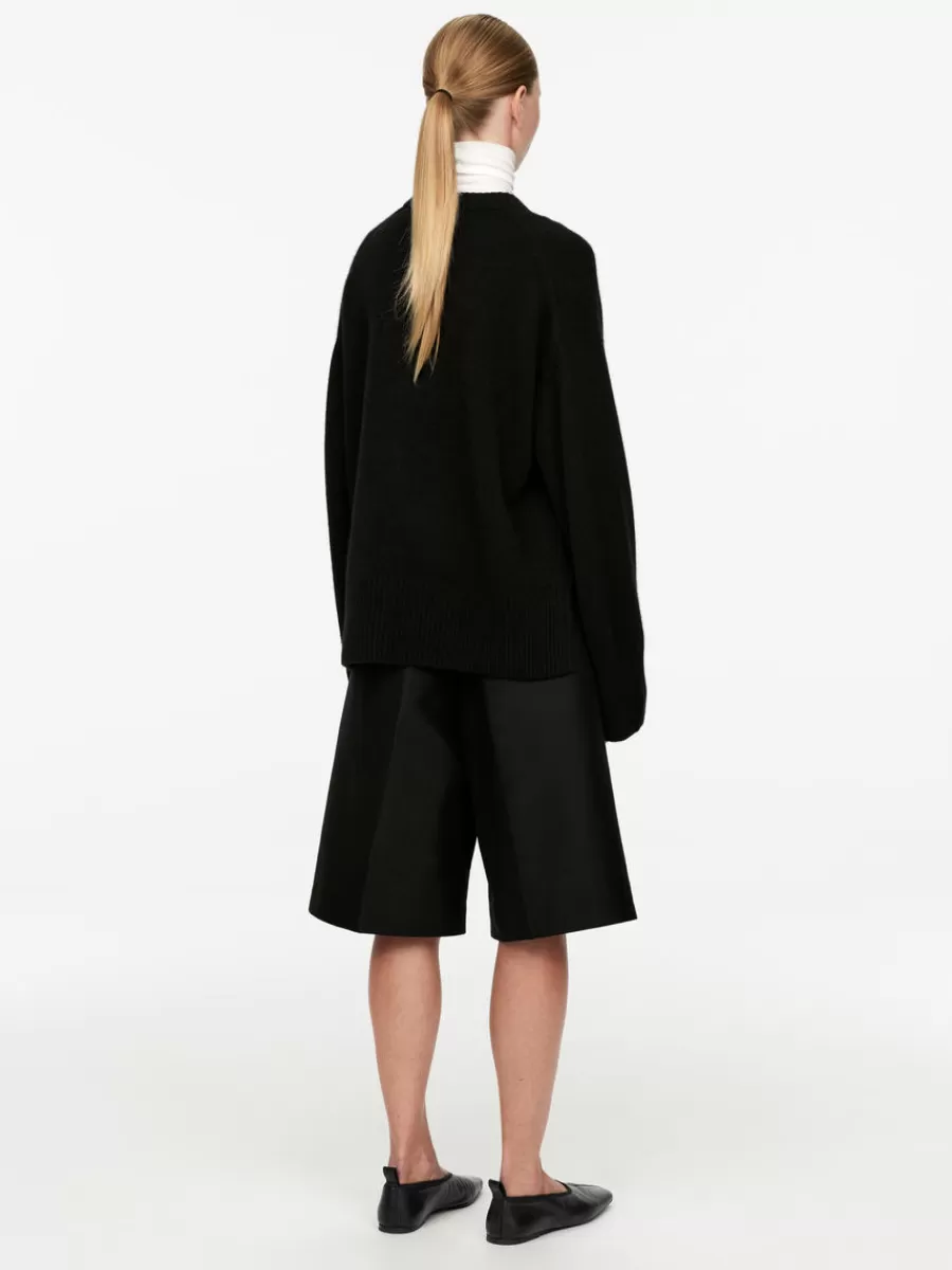 Mailles Et Cardigans-ARKET Pull décontracté en laine et cachemire Noir