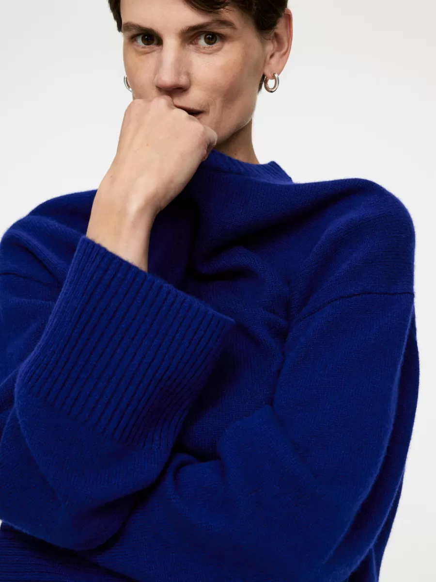Mailles Et Cardigans-ARKET Pull décontracté en laine et cachemire Bleu outremer