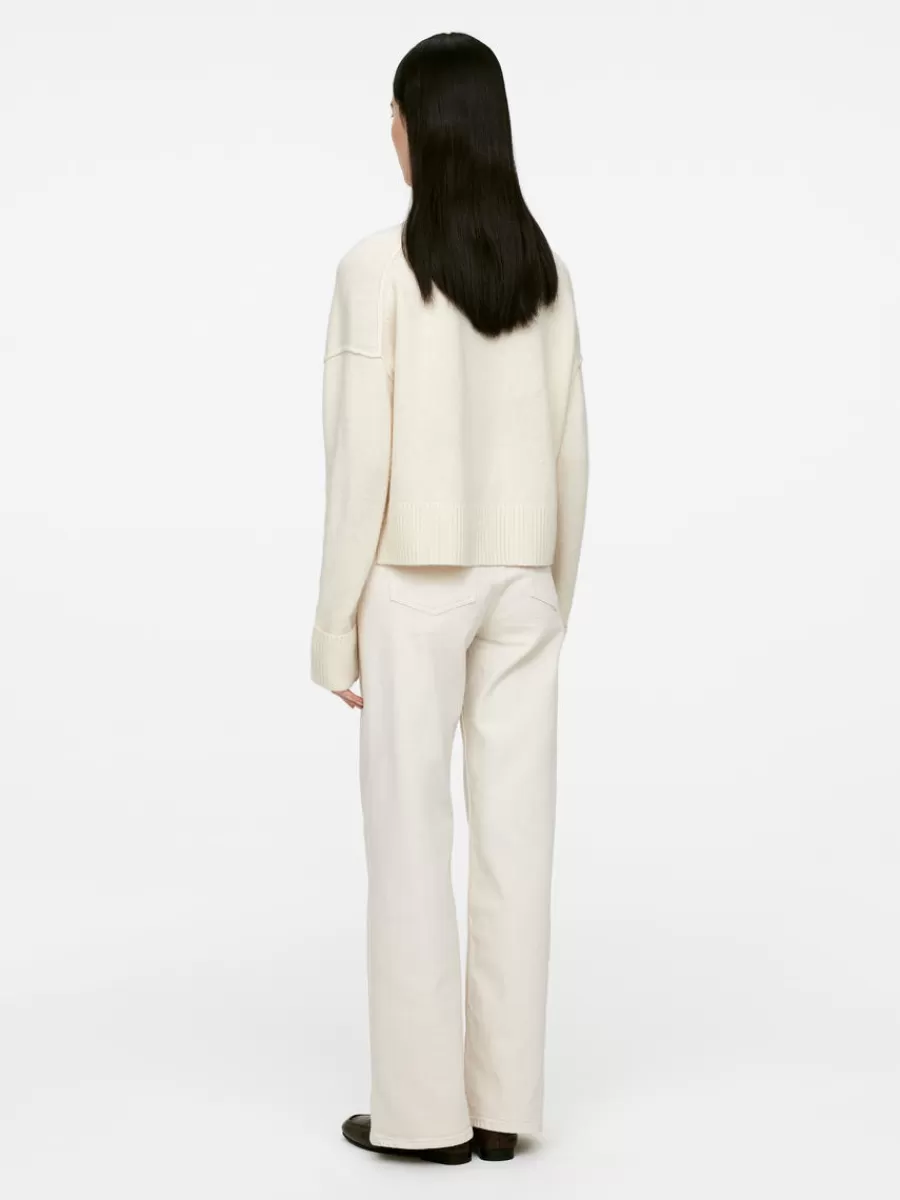 Mailles Et Cardigans-ARKET Pull en laine Blanc cassé